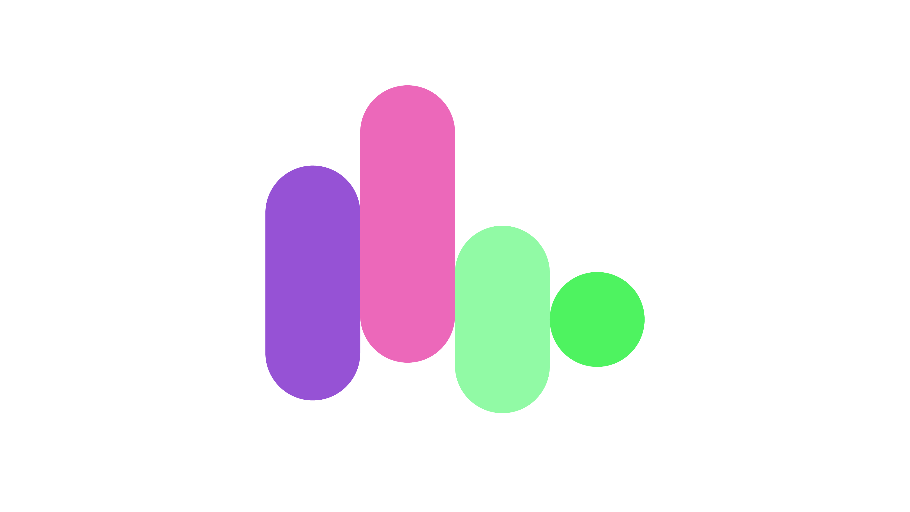 Vertical rounded-cap bars of varying height